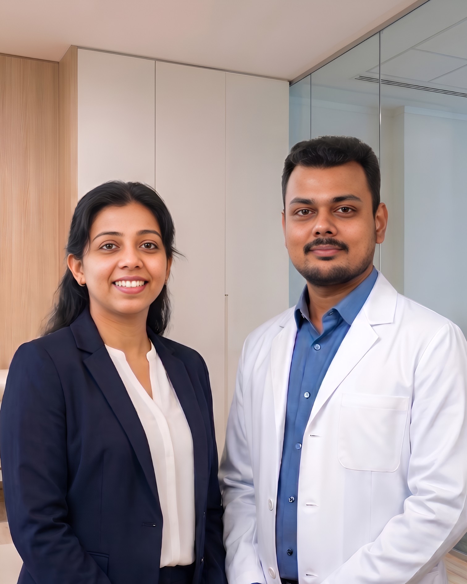 Dr. Sarmista Pradhan and Dr. Dipak Kumar, co-founders of Kiddo+